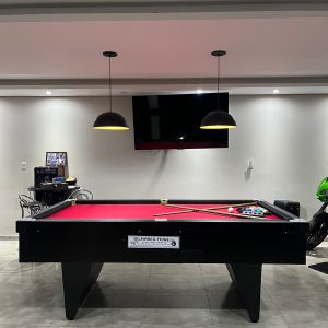 Mesa de Bilhar Gaveta 2,35 x 1,35 em Pedra de Ardósia