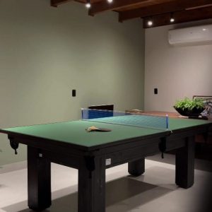 Mesa de Bilhar 3 em 1 – Bilhar, Jantar e Tênis de Mesa com Estilo